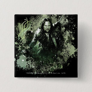Greenish Aragorn Vector Collage Button