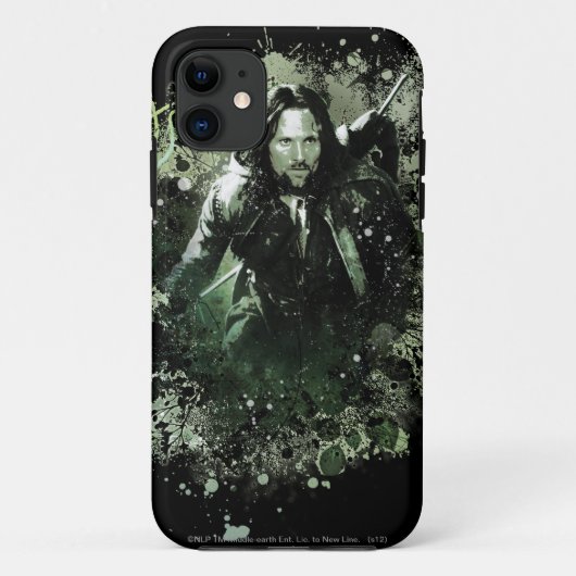 Greenish Aragorn Vector Collage Case-Mate iPhone Hülle (Rückseite)