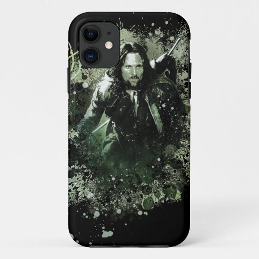 Greenish Aragorn Vector Collage Case-Mate iPhone Hülle (Rückseite)