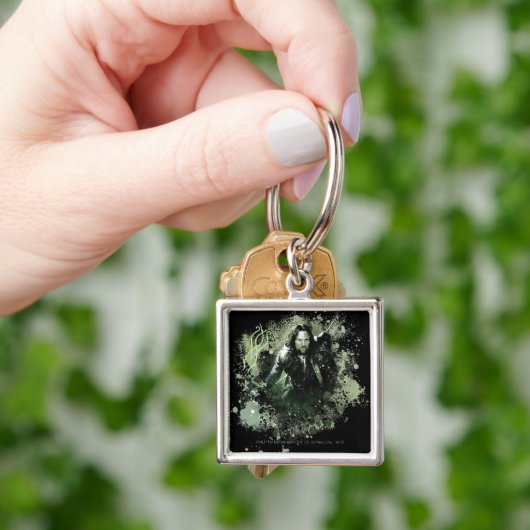 Greenish Aragorn Vector Collage Schlüsselanhänger (Hand)