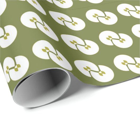 Greenish Classic Packpapier für jeder Anlass (Rolleneckpunkt)