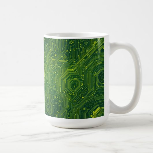 Greenish Cyber Kaffeetasse (Rechts)