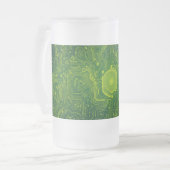 Greenish Cyber Mattglas Bierglas (Vorderseite Links)