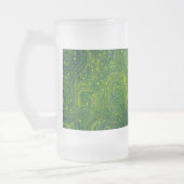 Greenish Cyber Mattglas Bierglas (Links)