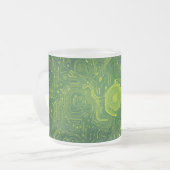 Greenish Cyber Mattglastasse (Vorderseite Links)