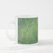 Greenish Cyber Mattglastasse (Links)