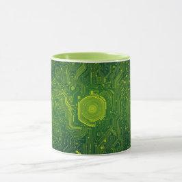 Greenish Cyber Tasse