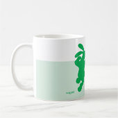 Greenish Green Rabbit Tasse (Links)