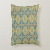 Greenish Retro Vintage Pattern Dekokissen (Vorderseite(Vertikal))