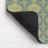 Greenish Retro Vintage Pattern Mousepad (Ecke)