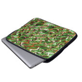 Greenish Wand Wirkung und Blasen Lachs Farbe? Laptopschutzhülle (Vorne Knopf)