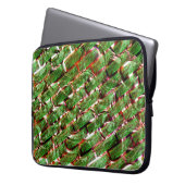 Greenish Wand Wirkung und Blasen Lachs Farbe? Laptopschutzhülle (Vorderseite Links)