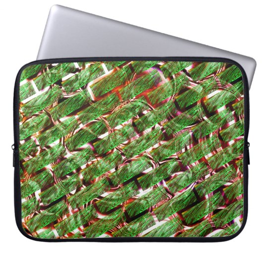 Greenish Wand Wirkung und Blasen Lachs Farbe? Laptopschutzhülle (Vorderseite)