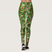 Greenish Wand Wirkung und Blasen Lachs Farbe? Leggings (Rückseite)