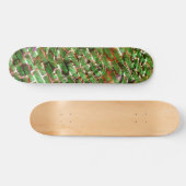 Greenish Wand Wirkung und Blasen Lachs Farbe? Skateboard (Horizontal)