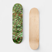 Greenish Wand Wirkung und Blasen Lachs Farbe? Skateboard (Vorderseite)