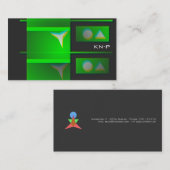 greenJoker 3D holographic BC Visitenkarte (Vorne/Hinten)