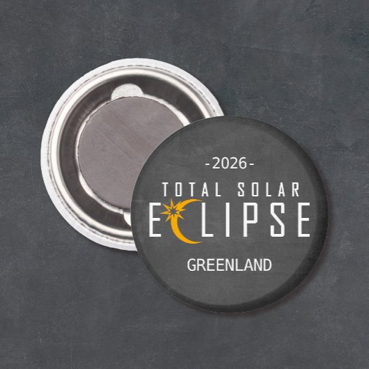 Greenland 2026 Eclipse Magnet