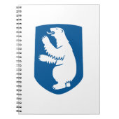 Greenland coat arms country symbol emblem flag den notizblock (Vorderseite)