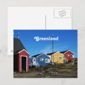 Greenland Countryside Postkarte (Vorne/Hinten)