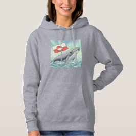 Greenland Free as a Whale Hoodie