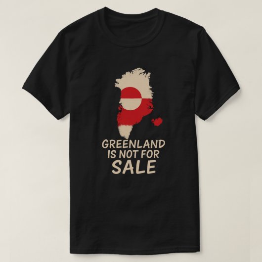 GREENLAND IS NOT FOR SALE T-Shirt (Design vorne)