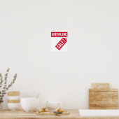 GREENLAND NOT FOR SALE POSTER (Küche)