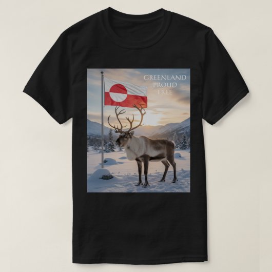 GREENLAND Proud and Free T-Shirt (Design vorne)