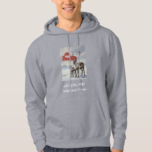 Greenland Wild and Free Hoodie (Vorderseite)