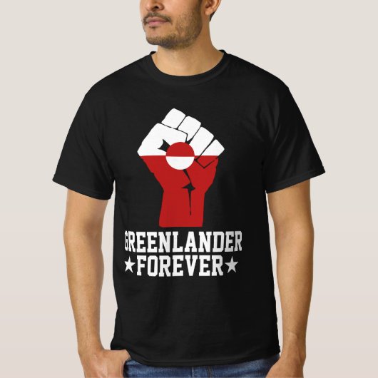 Greenlander Forever - Greenland Support T-Shirt (Vorderseite)