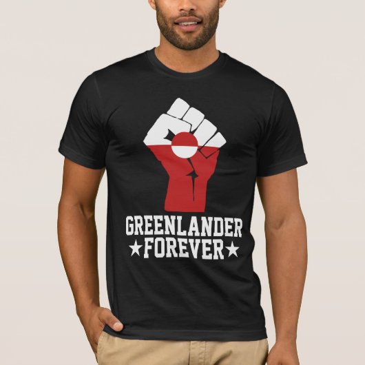 Greenlander Forever - Greenland Support T-Shirt (Vorderseite)