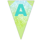 Greenleaf Glitzer Happy Birthday Bunting Flags Wimpelkette (Dritte Fahne)