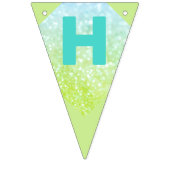 Greenleaf Glitzer Happy Birthday Bunting Flags Wimpelkette (Zweite Fahne)