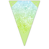 Greenleaf Glitzer Happy Birthday Bunting Flags Wimpelkette (Erste Fahne)