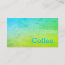 Greenleaf Gradient Minimal Loyalty Coffee Punch Treuekarte