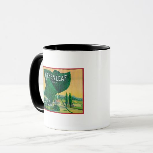 Greenleaf Lemon LabelWhittier, CA Tasse (Vorderseite Links)