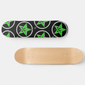 Greenleaf Pentagram Skateboard Black (Horizontal)