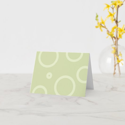 Greenly Retrolicious Note Card Karte (Gelbe Blume)