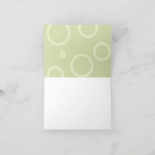 Greenly Retrolicious Note Card Karte (Innenseite)
