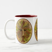 Greenman Herbst-Tasse Zweifarbige Tasse (Links)