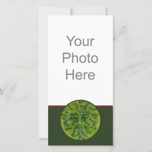 Greenman Holly Foto Card