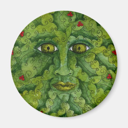 Greenman Holly Magnet (Vorne)