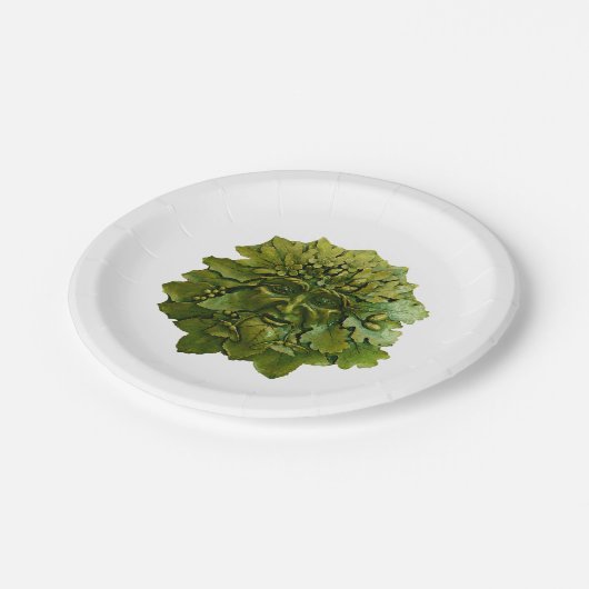 Greenman of the Forest Pappteller (Schrägansicht)