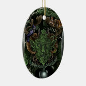 GreenMan~ornament Keramikornament (Rechts)