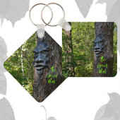 GreenMan Pagan Mythology Celtic Myth Fotografic Schlüsselanhänger