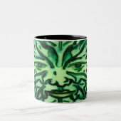GreenMan Zweifarbige Tasse (Mittel)