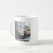Greenpoint Brooklyn Brownstone-Gebäude Kaffeetasse (Vorderseite Links)