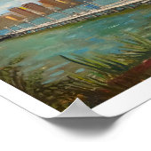 "Greenpoint (Brooklyn NYC)" 8 x 10 in - von M. Koc Poster (Ecke)