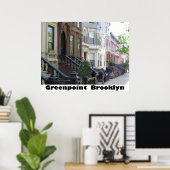 Greenpoint Brooklyn Poster Print on Leinwand (Heimbüro)