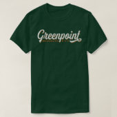 Greenpoint Brooklyn tshirt Cool Retro New York Ci (Design vorne)